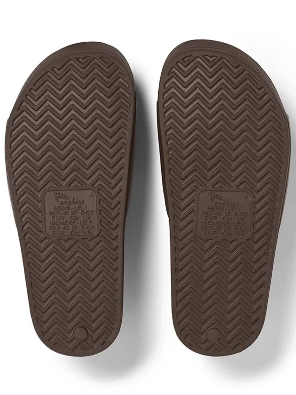 NWT Archies Arch Support Slides US Men’s 11 / US Women’s 12 Brown